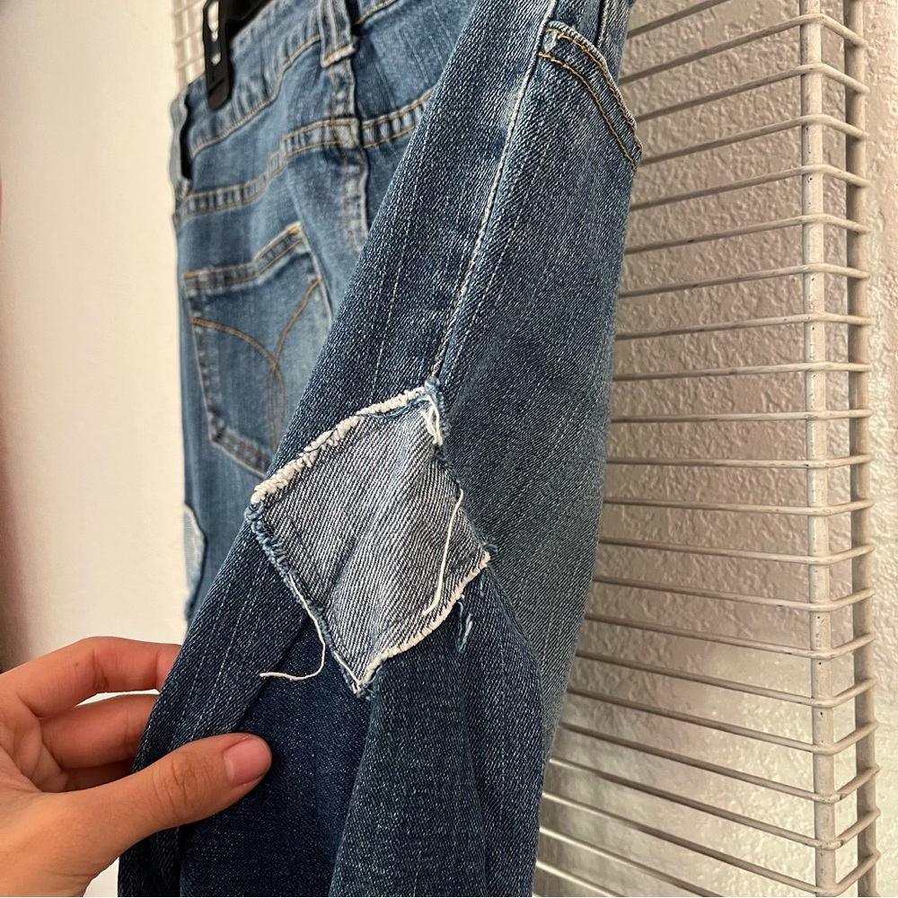 Custom Dickies Patchwork Flare Jeans - image 7